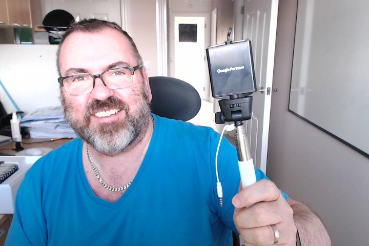 Google Partners marketing kit selfie stick